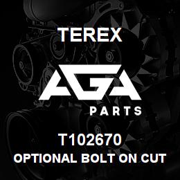 T102670 Terex OPTIONAL BOLT ON CUTTING EDGE | AGA Parts
