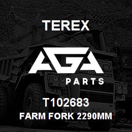 T102683 Terex FARM FORK 2290MM | AGA Parts