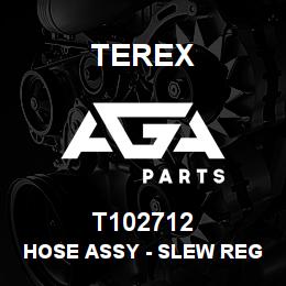 T102712 Terex HOSE ASSY - SLEW REGEN | AGA Parts