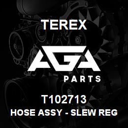 T102713 Terex HOSE ASSY - SLEW REGEN | AGA Parts