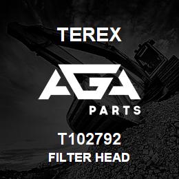 T102792 Terex FILTER HEAD | AGA Parts