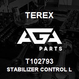 T102793 Terex STABILIZER CONTROL LEVER | AGA Parts