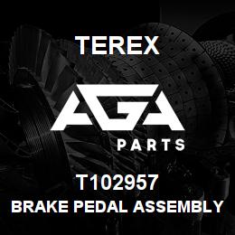 T102957 Terex BRAKE PEDAL ASSEMBLY | AGA Parts