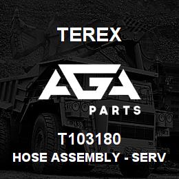 T103180 Terex HOSE ASSEMBLY - SERVO CONTROLS | AGA Parts