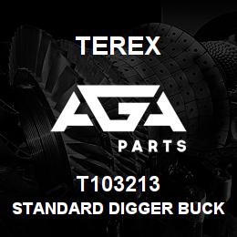 T103213 Terex STANDARD DIGGER BUCKET ASSY 600MM | AGA Parts