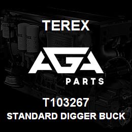 T103267 Terex STANDARD DIGGER BUCKET ASSY 750MM | AGA Parts