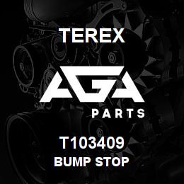T103409 Terex BUMP STOP | AGA Parts