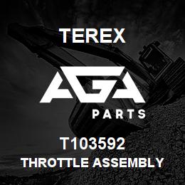 T103592 Terex THROTTLE ASSEMBLY | AGA Parts
