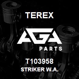 T103958 Terex STRIKER W.A. | AGA Parts