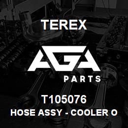 T105076 Terex HOSE ASSY - COOLER OUT | AGA Parts