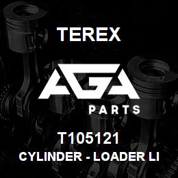 T105121 Terex CYLINDER - LOADER LIFT HIGH SPEC | AGA Parts