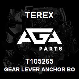 T105265 Terex GEAR LEVER ANCHOR BOLT BRKT | AGA Parts