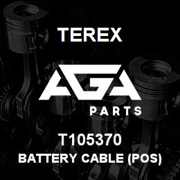 T105370 Terex BATTERY CABLE (POS) BATTERY-JUMP POST | AGA Parts