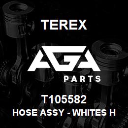 T105582 Terex HOSE ASSY - WHITES HYDRAULIC QA | AGA Parts