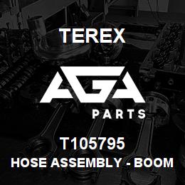 T105795 Terex HOSE ASSEMBLY - BOOM/DIPPER DIPPER ROD END | AGA Parts