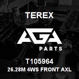 T105964 Terex 26.28M 4WS FRONT AXLE (17.041:1) | AGA Parts