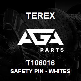 T106016 Terex SAFETY PIN - WHITES | AGA Parts