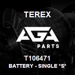 T106471 Terex BATTERY - SINGLE *S* | AGA Parts