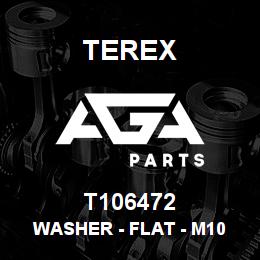 T106472 Terex WASHER - FLAT - M10 - STD - BRASS | AGA Parts
