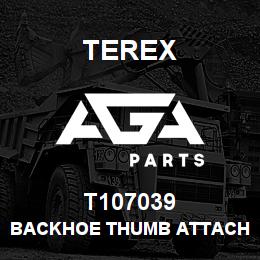 T107039 Terex BACKHOE THUMB ATTACHMENT | AGA Parts