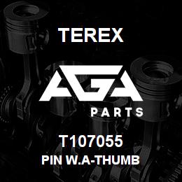 T107055 Terex PIN W.A-THUMB | AGA Parts