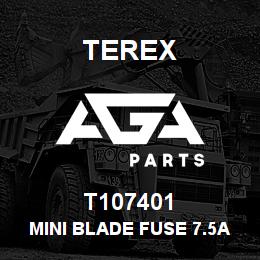 T107401 Terex MINI BLADE FUSE 7.5A | AGA Parts