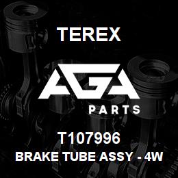 T107996 Terex BRAKE TUBE ASSY - 4WS LH | AGA Parts