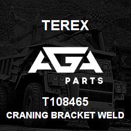 T108465 Terex CRANING BRACKET WELD ASSEMBLY | AGA Parts