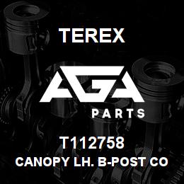 T112758 Terex CANOPY LH. B-POST COVER | AGA Parts