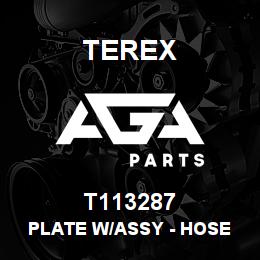 T113287 Terex PLATE W/ASSY - HOSE GUARD | AGA Parts