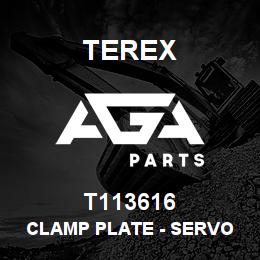 T113616 Terex CLAMP PLATE - SERVO HOSES | AGA Parts