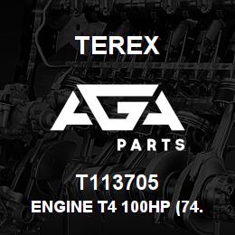 T113705 Terex ENGINE T4 100HP (74.5KW) MK81840 (T4I) | AGA Parts