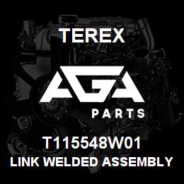 T115548W01 Terex LINK WELDED ASSEMBLY - WHITE | AGA Parts