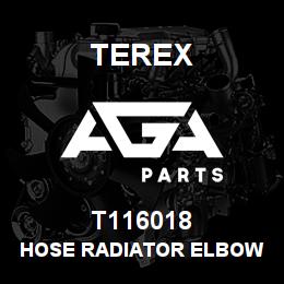 T116018 Terex HOSE RADIATOR ELBOW | AGA Parts