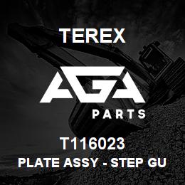 T116023 Terex PLATE ASSY - STEP GUARD - RH | AGA Parts