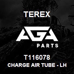 T116078 Terex CHARGE AIR TUBE - LH | AGA Parts