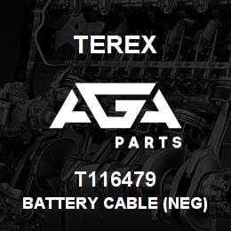 T116479 Terex BATTERY CABLE (NEG) - BATTERY TO STARTER | AGA Parts