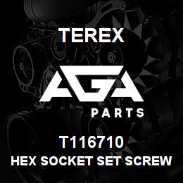 T116710 Terex HEX SOCKET SET SCREW M16X90 | AGA Parts