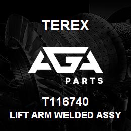 T116740 Terex LIFT ARM WELDED ASSY - BONNET | AGA Parts