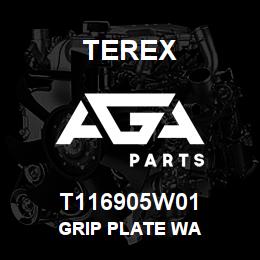 T116905W01 Terex GRIP PLATE WA | AGA Parts