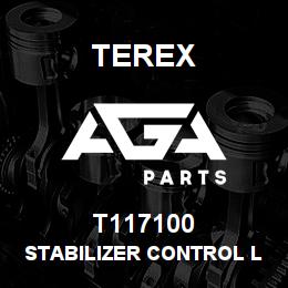 T117100 Terex STABILIZER CONTROL LEVER | AGA Parts