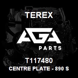 T117480 Terex CENTRE PLATE - 890 SS BULKHEAD | AGA Parts