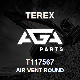 T117567 Terex AIR VENT ROUND | AGA Parts