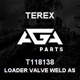 T118138 Terex LOADER VALVE WELD ASSEMBLY | AGA Parts