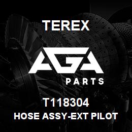 T118304 Terex HOSE ASSY-EXT PILOT HOSE (TOP) | AGA Parts