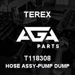 T118308 Terex HOSE ASSY-PUMP DUMP | AGA Parts