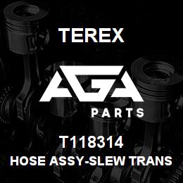 T118314 Terex HOSE ASSY-SLEW TRANSFER-CYL TO CYL | AGA Parts