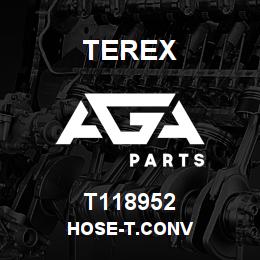 T118952 Terex HOSE-T.CONV | AGA Parts