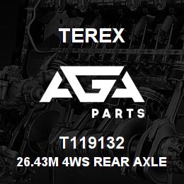 T119132 Terex 26.43M 4WS REAR AXLE (17.077:1) W/O PARK BRAKE | AGA Parts