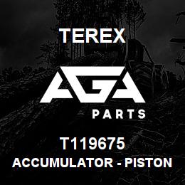 T119675 Terex ACCUMULATOR - PISTON | AGA Parts